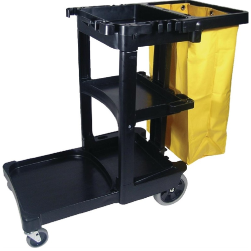  Rubbermaid cleaning trolley 