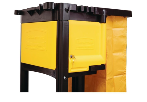  Rubbermaid Coffre de verrouillage pour chariot de nettoyage Rubbermaid 