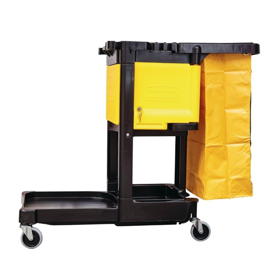 Coffre de verrouillage pour chariot de nettoyage Rubbermaid