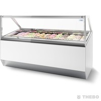 Scoop ice cream display case MILLENNIUM RV 24 ST