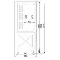 Pro Line RVS blastchiller 15x 1/1 GN