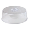 Couvercle rond en plastique APS pour assiette Ø30x7cm