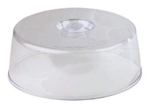  HorecaTraders Couvercle rond en plastique APS pour assiette Ø30x7cm 