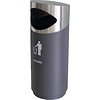 Combisteel Abfalleimer schwarz pulverbeschichtet | 69L