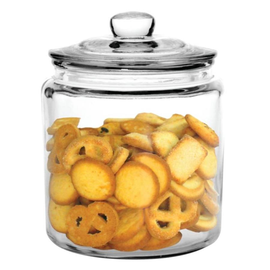 Glass biscotti jars, 3.8 l