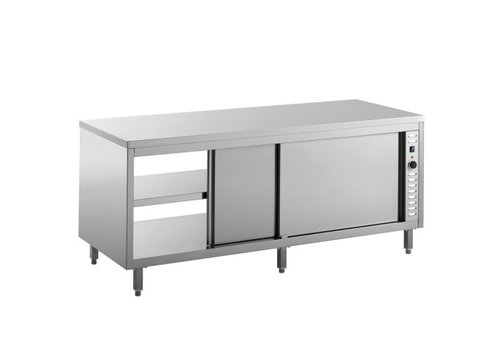  Combisteel Warming cabinet 2 Doors | 180x70x85 cm (wxdxh) 