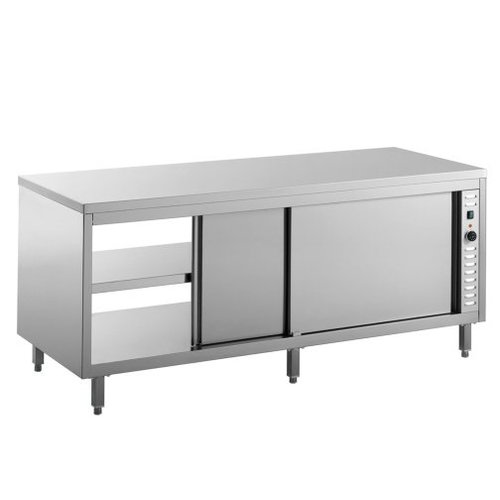  Combisteel Warmhoudkast 2 Deurs | 180x70x85 cm (bxdxh) 