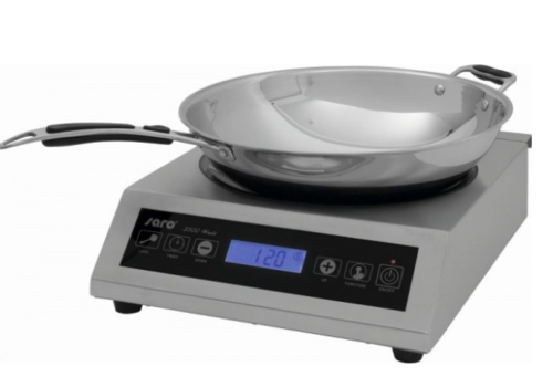  Saro Adjustable Induction Wok with Wok Pan | 3500 Watts 