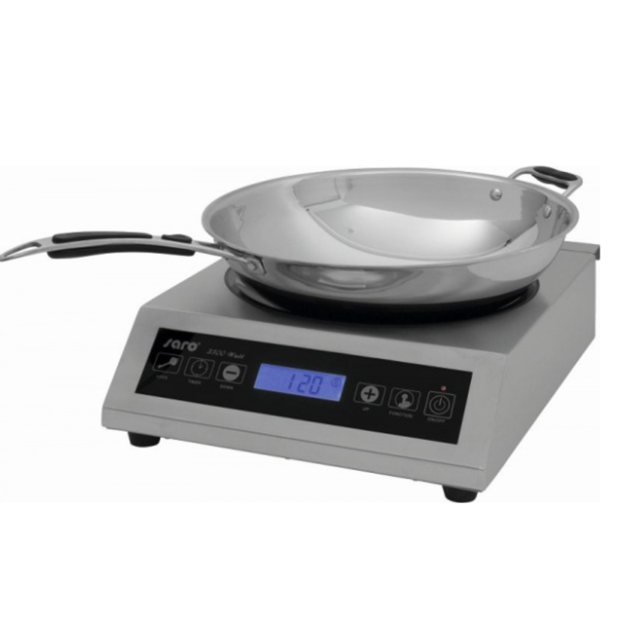 Einstellbarer Induktionswok mit Wokpfanne | 3500 Watt
