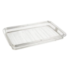 HorecaTraders Panier en fil d'acier inoxydable