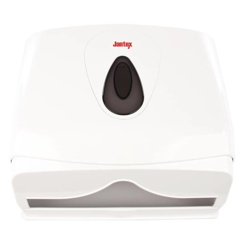  Jantex Distributeur de serviettes en plastique blanc 