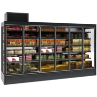 Refroidissement mural noir | 5 étages | Forcé | 2500x975x2210/2600(h)mm