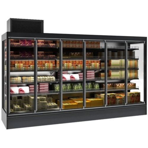  Combisteel Refroidissement mural noir | 5 étages | Forcé | 2500x975x2210/2600(h)mm 
