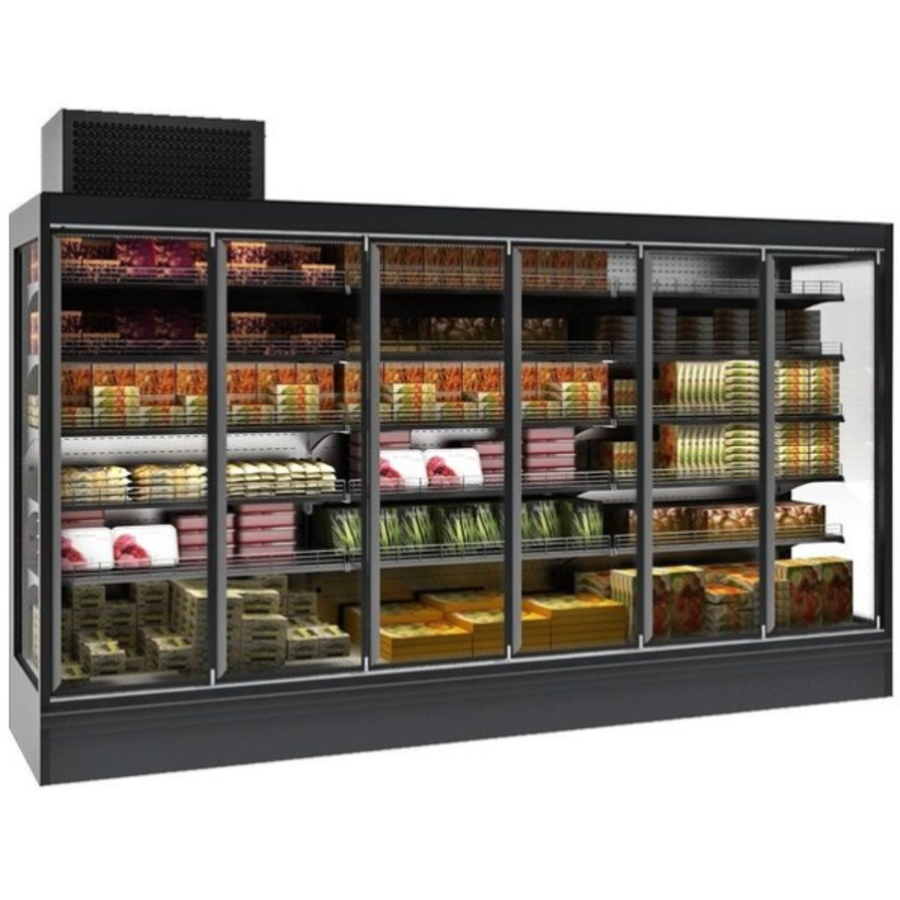 Refroidissement mural noir | 5 étages | Forcé | 2500x975x2210/2600(h)mm