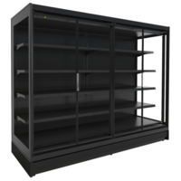 Refroidissement mural noir | Avec moteur de refroidissement | 203,5/85/(h)205 cm