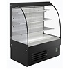 Combisteel Kühlvitrine | schwarz | 130x66x150 cm