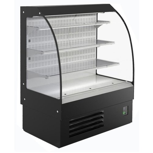  Combisteel Refrigerated display case | black | 130x66x150 cm 