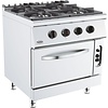 Combisteel Cuisinière à gaz et four à gaz 4 feux | 6 kW