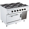 Combisteel Cuisinière à gaz et four à gaz 6 feux | 6 kW