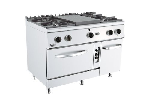  Combisteel Horeca Hob & gas oven 4 burners | 6KW 