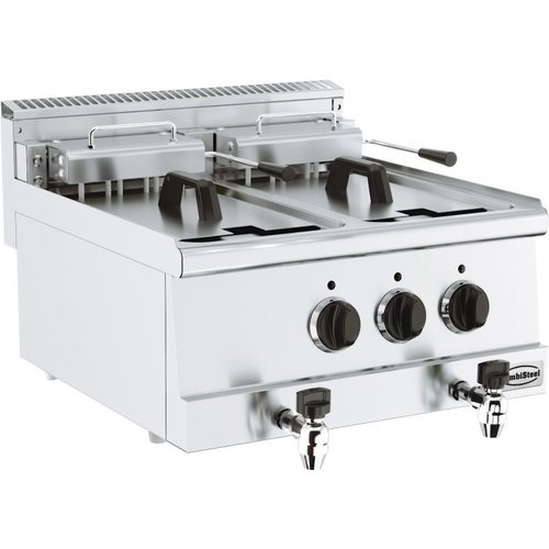  Combisteel Friteuse traiteur | 2 x 10L | 2 x 7,5 kW 