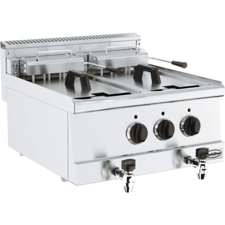 Friteuse traiteur | 2 x 10L | 2 x 7,5 kW