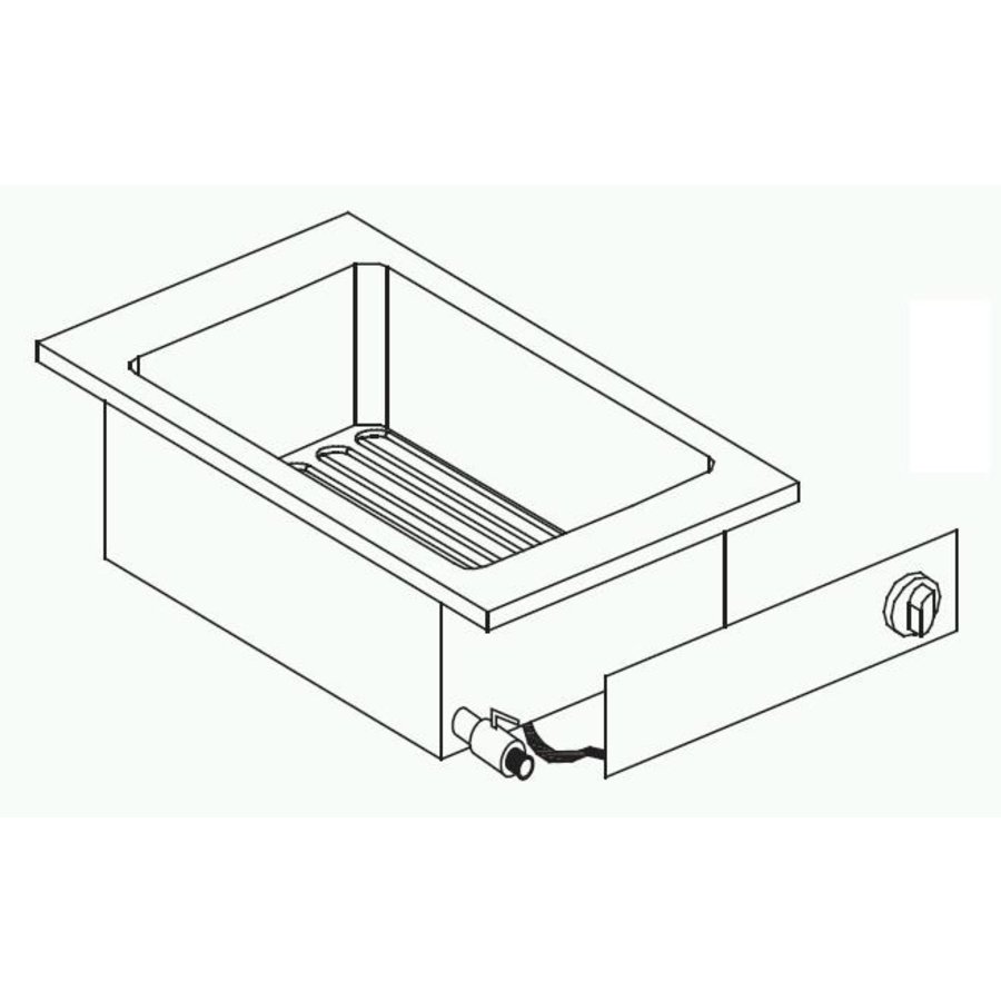 Elektrische friteuse | Enkel 1x10 L | 400 V