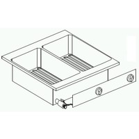 Doppelte elektrische Fritteuse | 2x10 L | 400 V / 11 kW