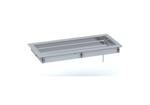  Combisteel Bac à glace pilée | 4 tailles | Gris 