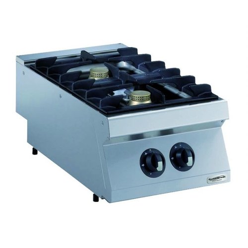  HorecaTraders Horeca Cooking unit Gas 2 burners | 11KW 