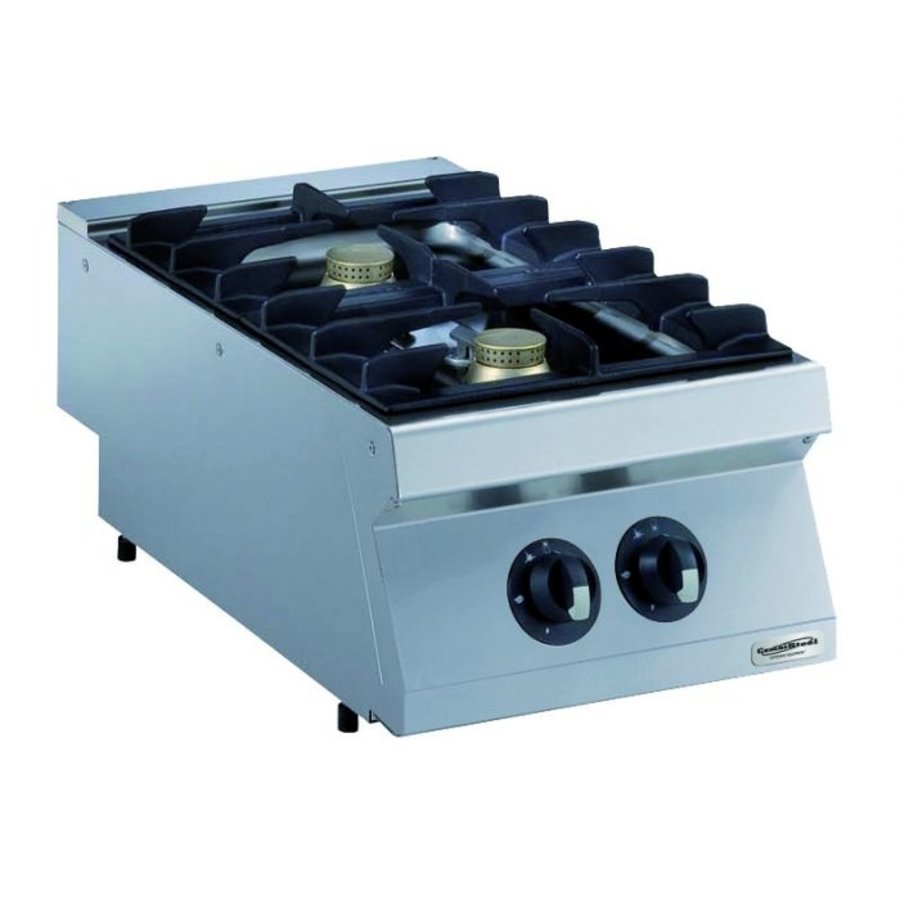 Unité de cuisson hôtelière Gaz 2 feux | 11 kW