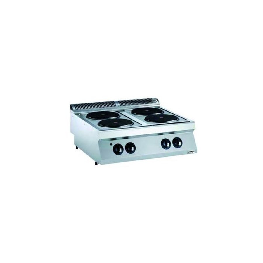 Unité de cuisson électrique Hospitality 4 feux | 10,4 kW
