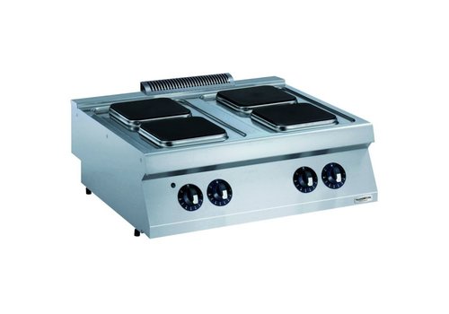  HorecaTraders Unité de cuisson électrique Hospitality 4 feux | 10,4 kW 