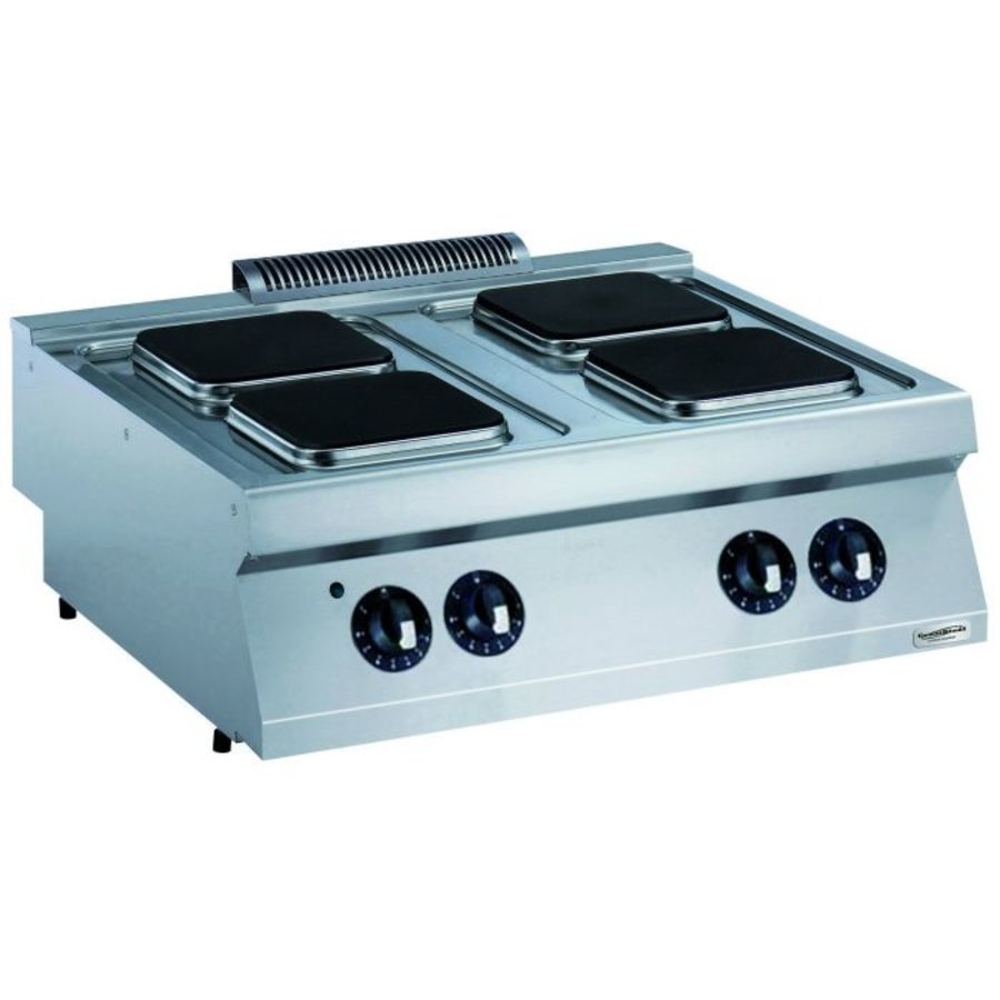 Unité de cuisson électrique Hospitality 4 feux | 10,4 kW