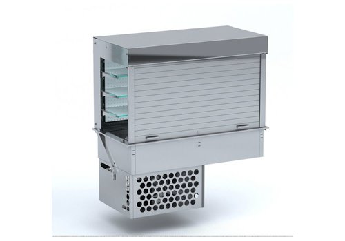  Combisteel Vitrine réfrigérée droite | Avec fermeture | Éclairage LED | 3 formats 