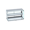 Combisteel Vitrine chauffante droite | Blanc | 30 à 120ºC