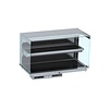 Combisteel Warming display case straight wall model | Black | 30 to 120ºC
