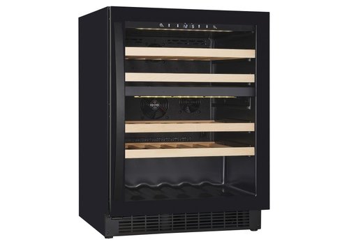  Combisteel Wine fridge with glass door | 39 bottles | 40 dB | two temperature zones 