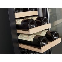 Refroidisseur à vin avec porte vitrée | 20 bouteilles | 40 dB | une zone de température