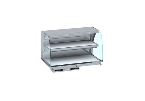  Combisteel Warming display case curved wall model | White | 30 to 120ºC 