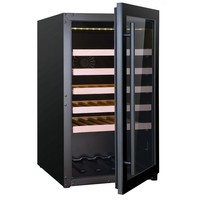 Wine fridge with glass door | 49 bottles | 40 dB | one temperature zone