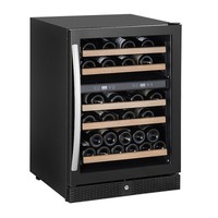 Wine fridge with glass door | 43-44 bottles | two temperature zones