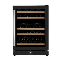 Wine fridge with glass door | 43-44 bottles | two temperature zones