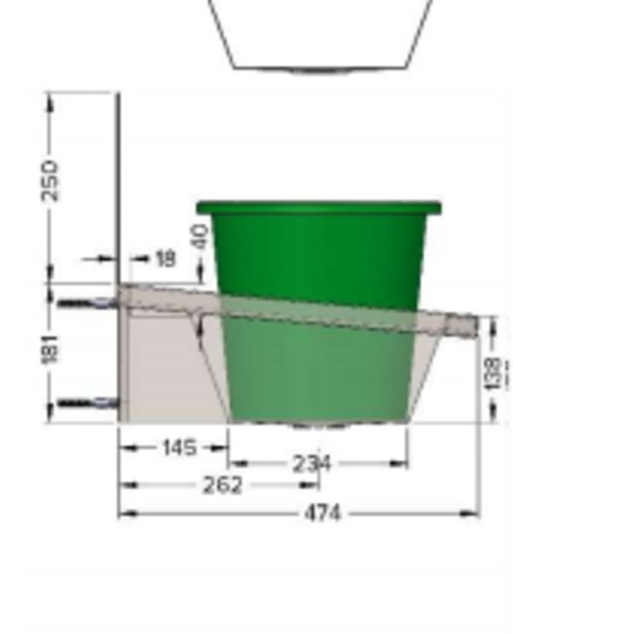 Bac de lavage en acier inoxydable 304 avec 2 robinets | 120x47x20 CM