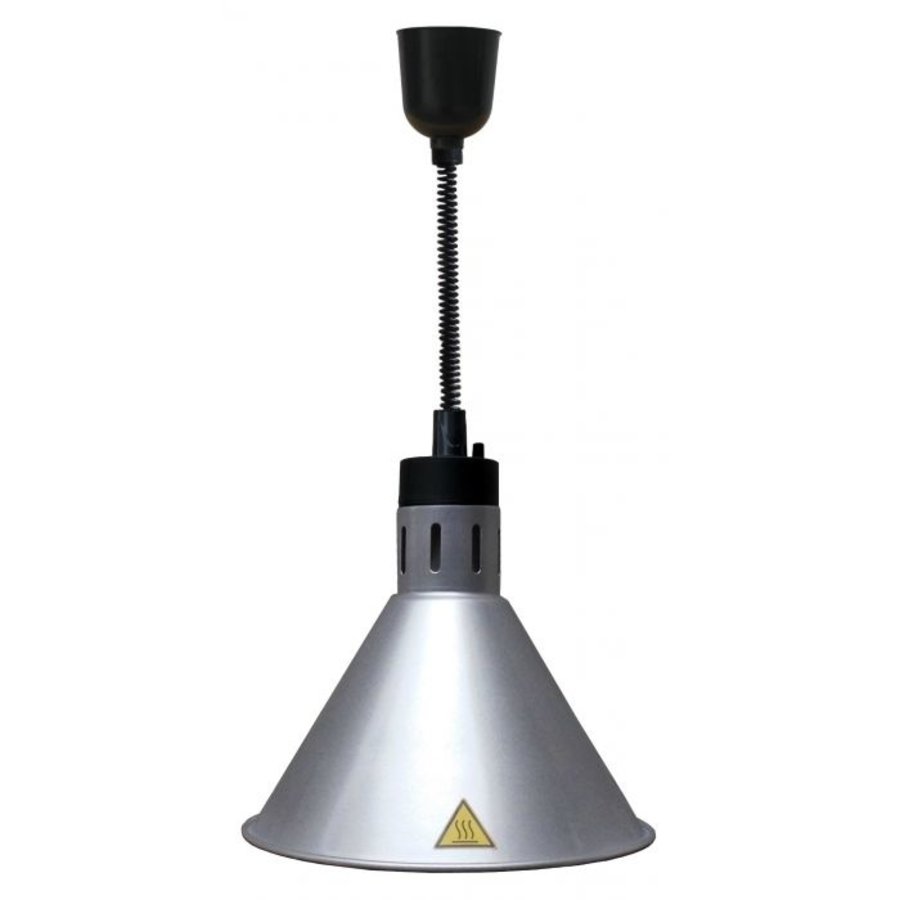 lampe chauffante argentée 0,25 kW