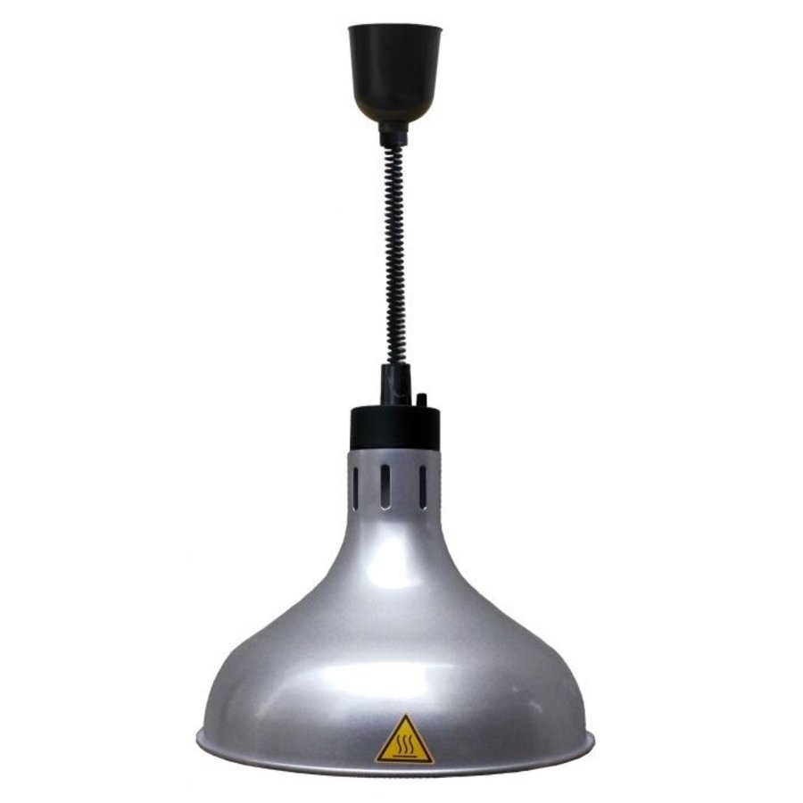 lampe chauffante argentée 0,25 kW