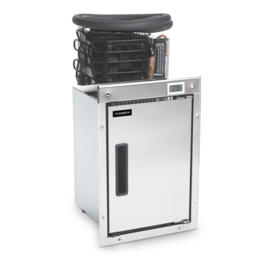 Réfrigérateur compact en acier inoxydable, 7 L | MR 07