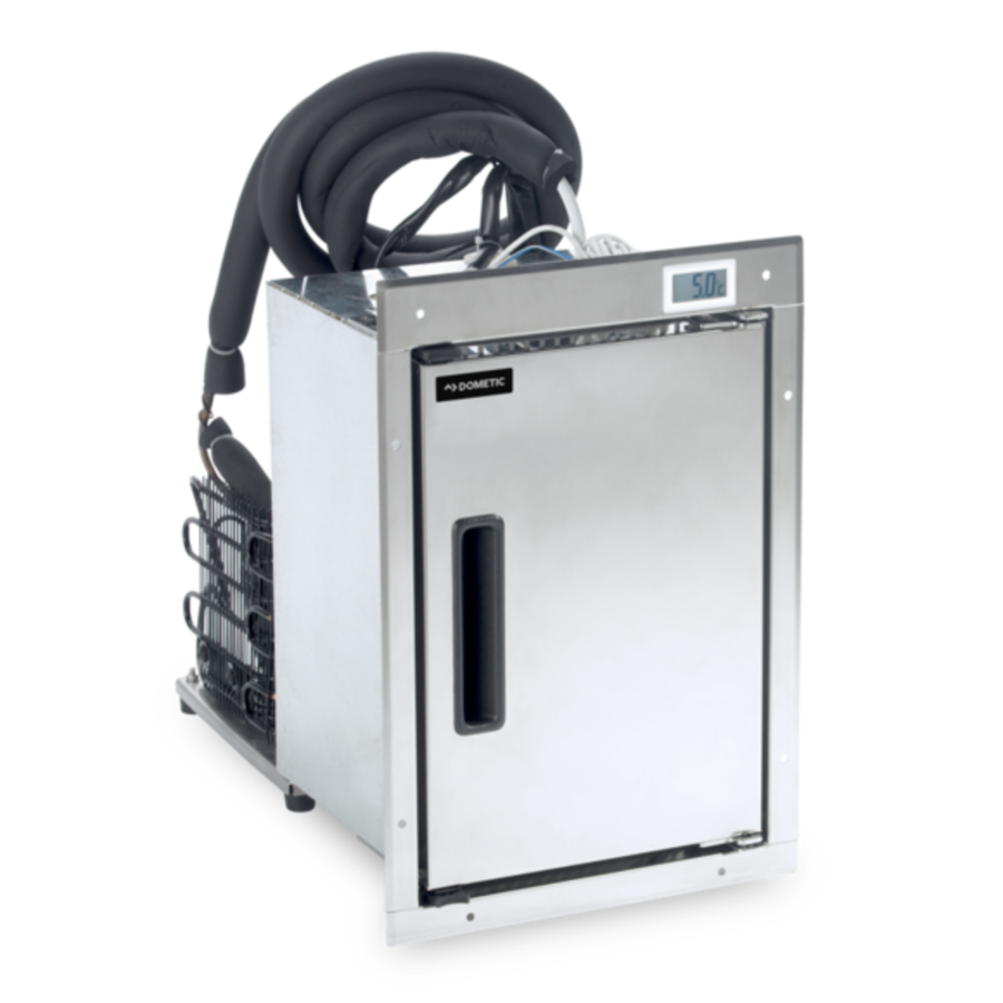 Réfrigérateur compact en acier inoxydable, 7 L | +5 °C (±1 °C) | MRR 07