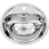 HorecaTraders Lavabo/fontaine en acier inoxydable Hospitality 16 x 46 x 20 cm