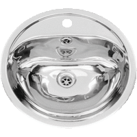 Lavabo/fontaine en acier inoxydable Hospitality 16 x 46 x 20 cm